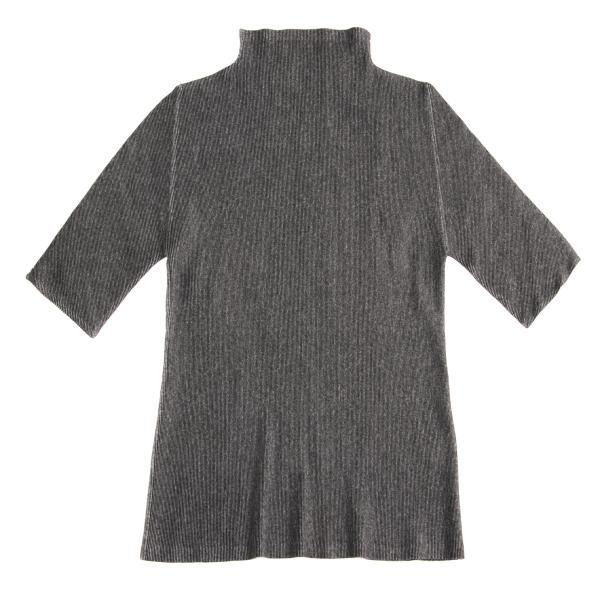 プリーツプリーズPLEATS PLEASE ハイネックミストプリーツTシャツ