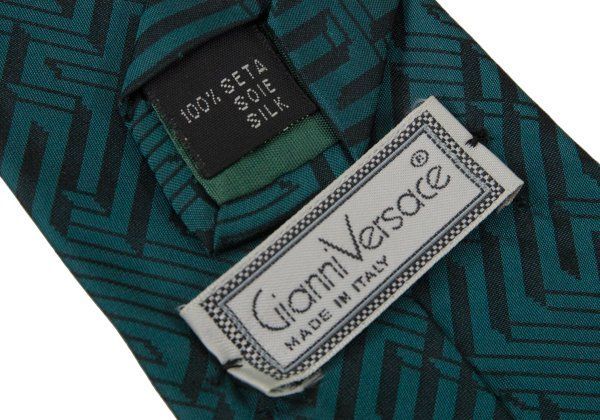 ジャンニヴェルサーチGIANNI VERSACE ジオメトリックジャガードシルク