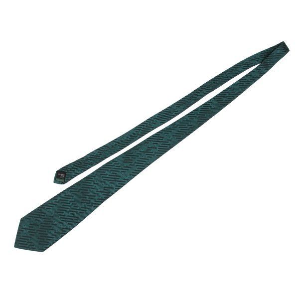 ジャンニヴェルサーチGIANNI VERSACE ジオメトリックジャガードシルク