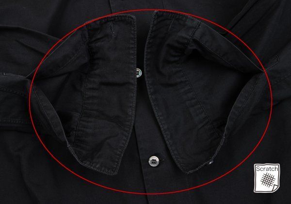 ブラックコムデギャルソンBLACK COMME des GARCONS コットンラウンド