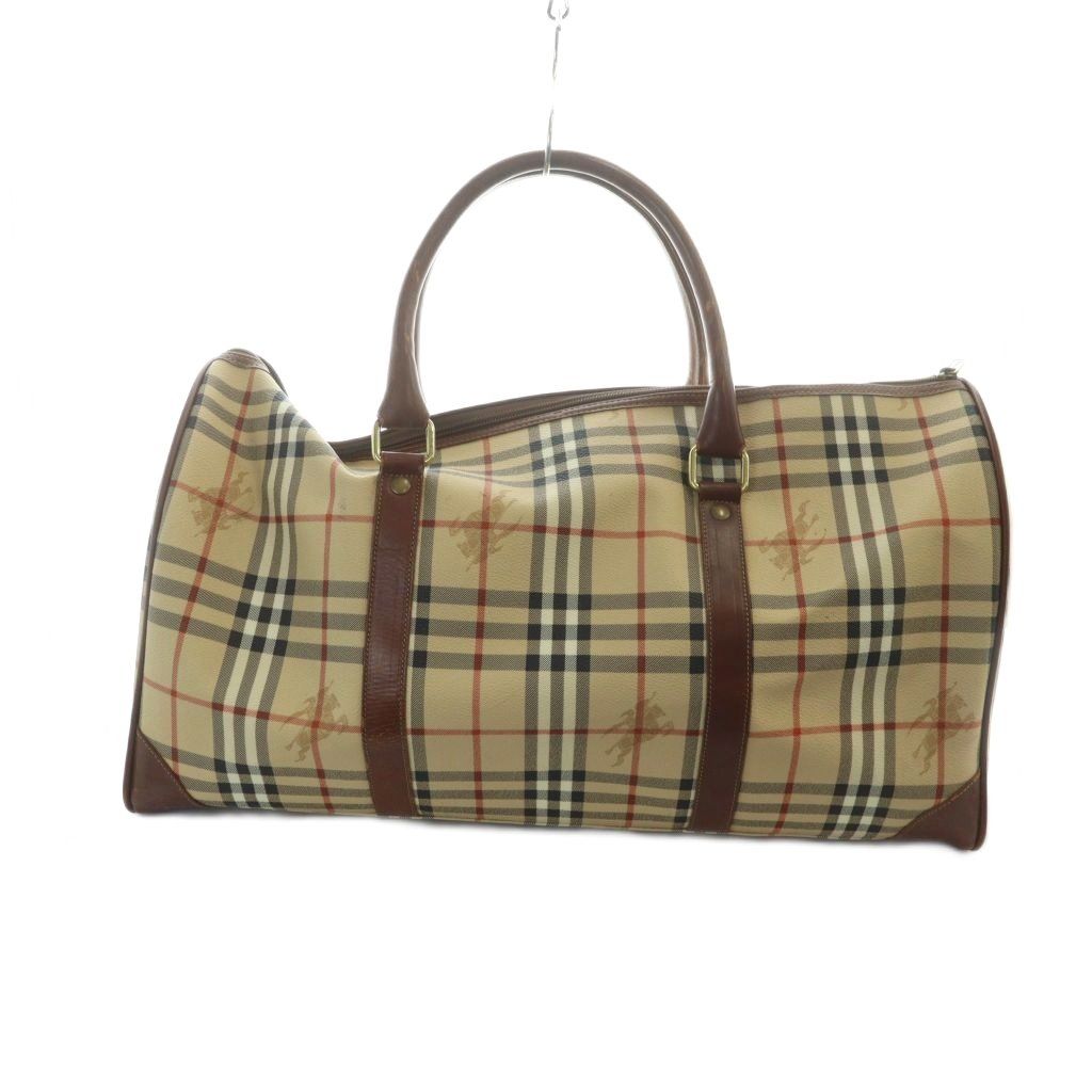 バーバリー BURBERRY ボストンバッグ ショルダー 2WAY ロゴ ノバ