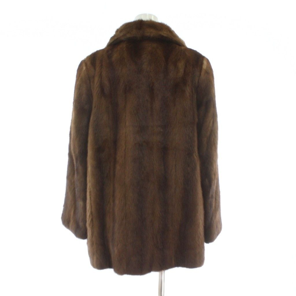 ARIANNA ミンク　毛皮　ブラウン　コート　13号 ARIANNA ミンク 毛皮 ブラウン コート 13号 ARIANNA ミンク 毛皮