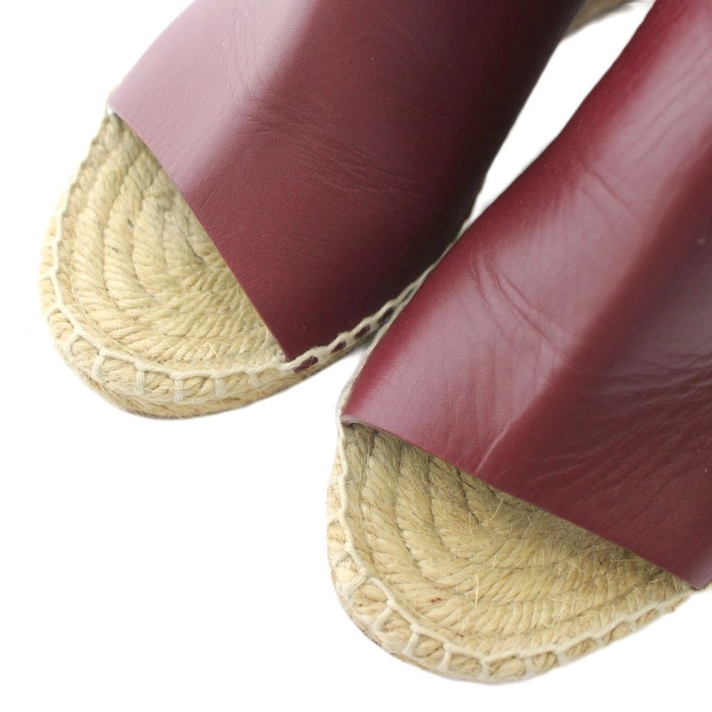 セリーヌ CELINE フィービー期 サンダル エスパドリーユ レザー