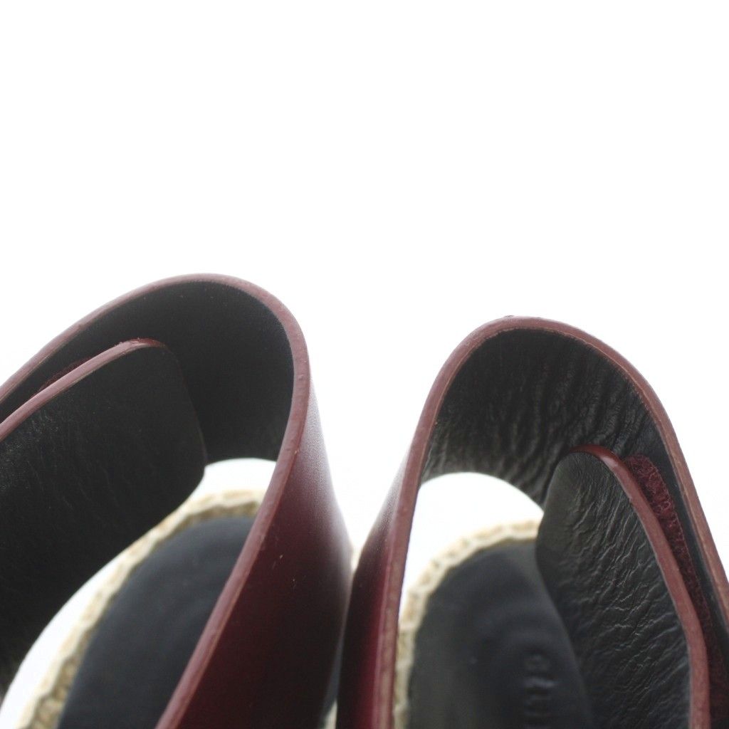 セリーヌ CELINE フィービー期 サンダル エスパドリーユ レザー