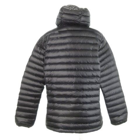 ピレネックス Pyrenex MASHA ダウンジャケット フーディー ロゴ ワンポイント 軽量 40 L 黒 ブラック AH 7 GY 11