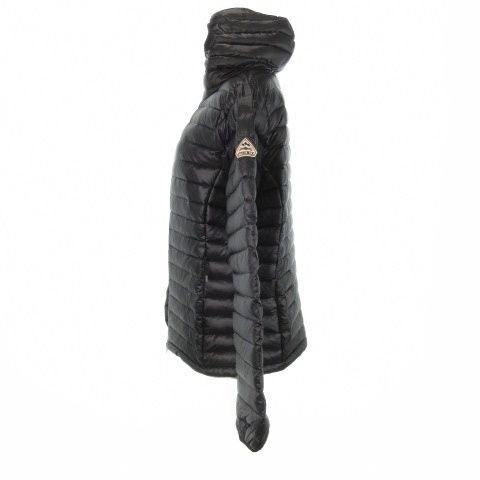  ピレネックス Pyrenex MASHA ダウンジャケット フーディー ロゴ ワンポイント 軽量 40 L 黒 ブラック AH 7 GY 11 ダウンジャケット ジャケット アウター