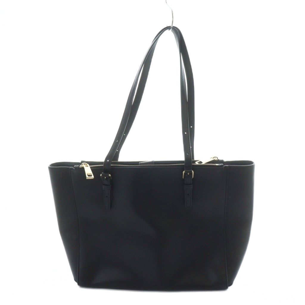 マークジェイコブス MARC JACOBS トートバッグ ハンド レザー ロゴ 黒 ブラック GY 18 MQ