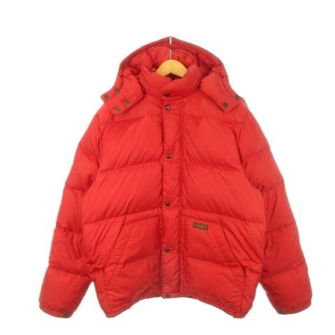 ポロ バイ ラルフローレン Polo by Ralph Lauren ダウンジャケット スタンドカラー フーディー ロゴ M 赤 レッド /AH5 ■GY18