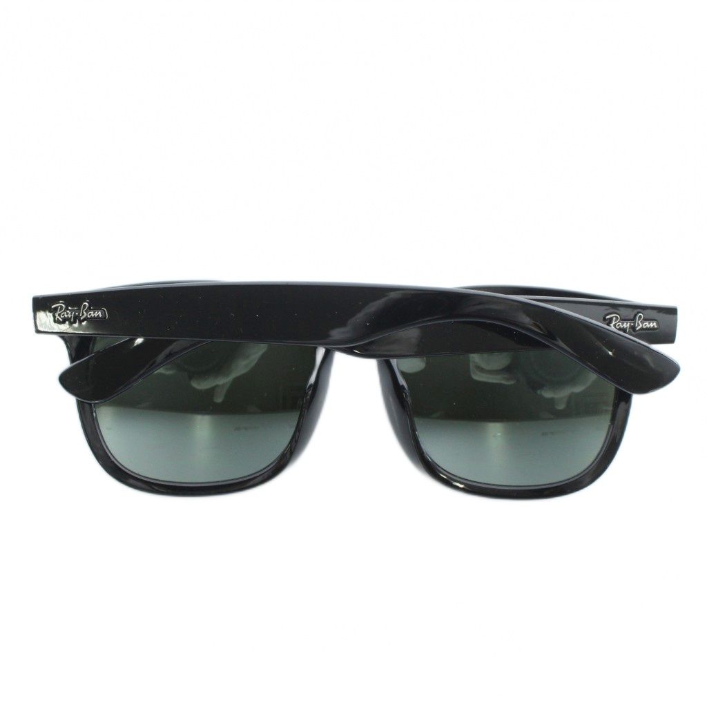 レイバン RAY BAN 眼鏡 サングラス セルフレーム ミラーレンズ スクエア ロゴ 57 19-145 黒 ブラック RB 4260 D XZ GY 18