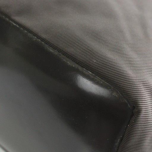 グッチ GUCCI バンブー ハンドバッグ ワンショルダー ナイロン 茶色