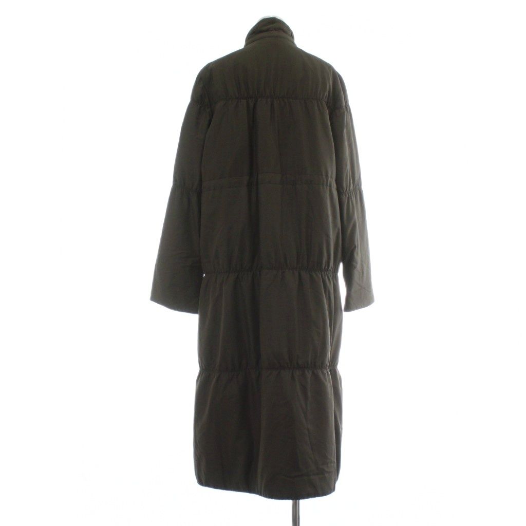 バルマン BALMAIN ダウンコート アウター 絹 シルク ロング ハイネック