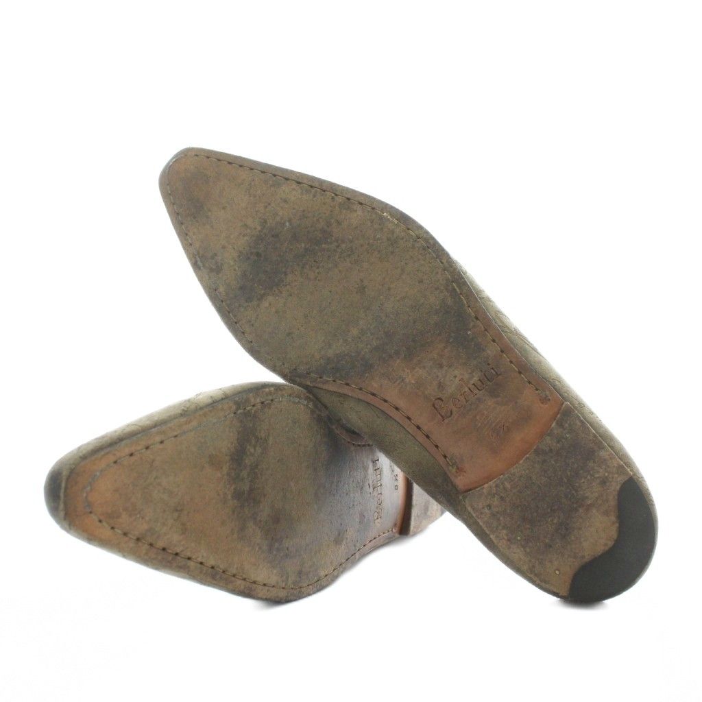 ベルルッティ Berluti カリグラフィミュール スリッパ スエード ポイン