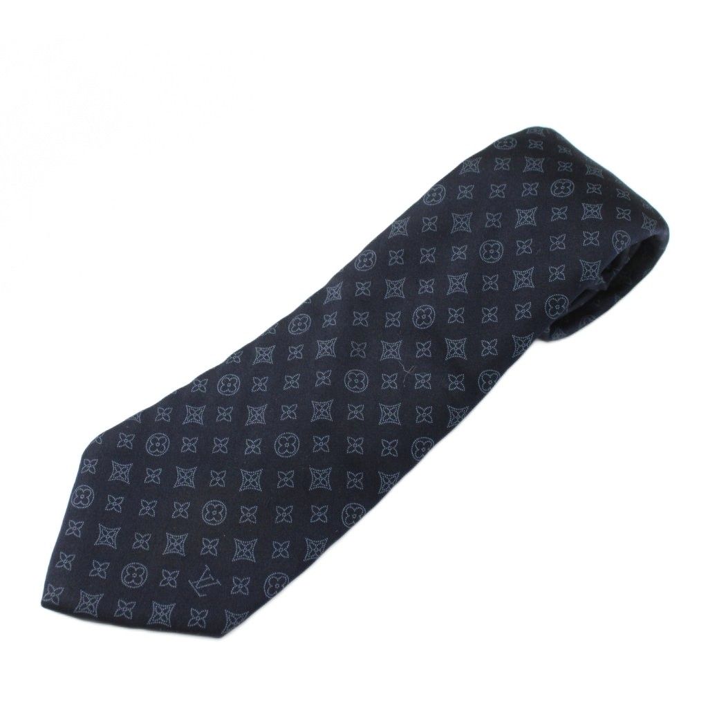 ルイヴィトン LOUIS VUITTON ネクタイ 絹 シルク レギュラータイ