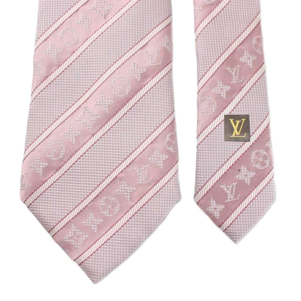 ルイヴィトン LOUIS VUITTON ネクタイ 絹 シルク レギュラータイ