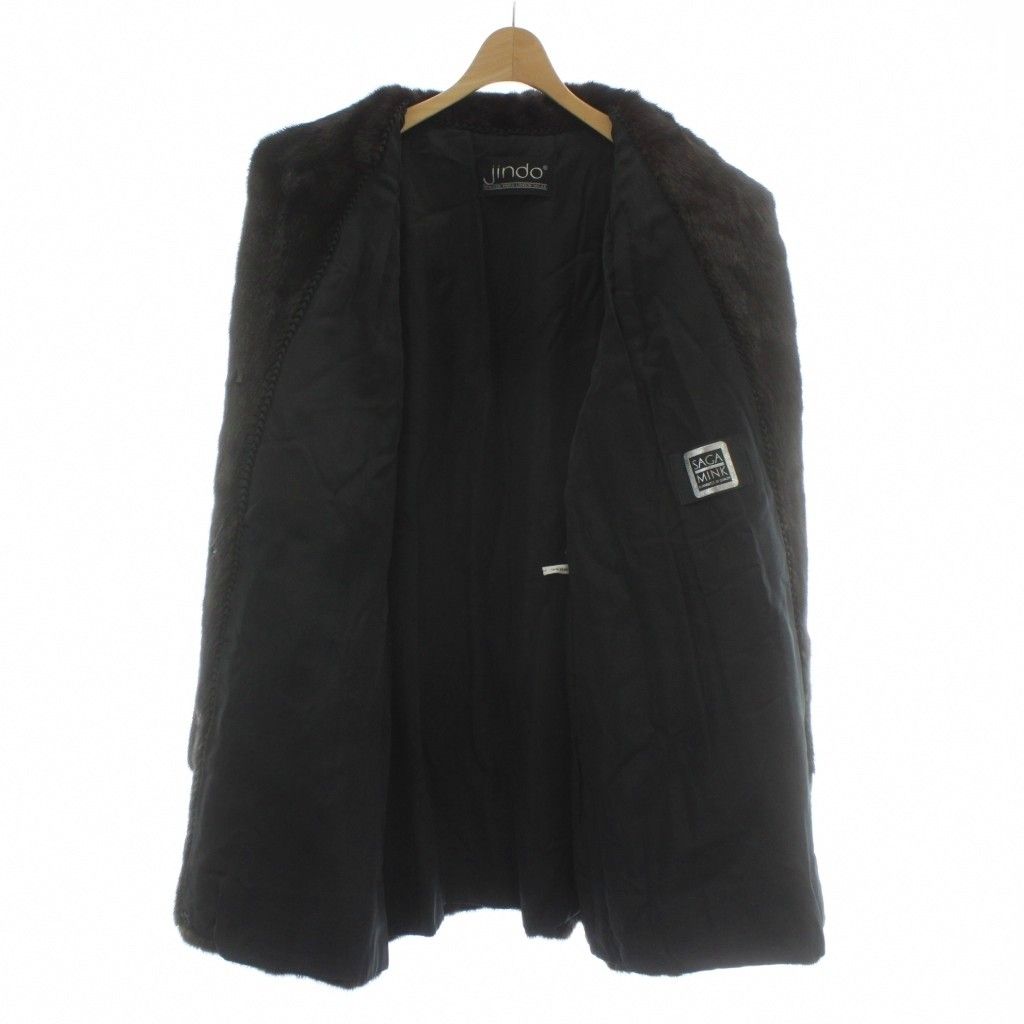 サガミンク SAGA MINK 銀サガ JINDO ファーコート アウター 毛皮