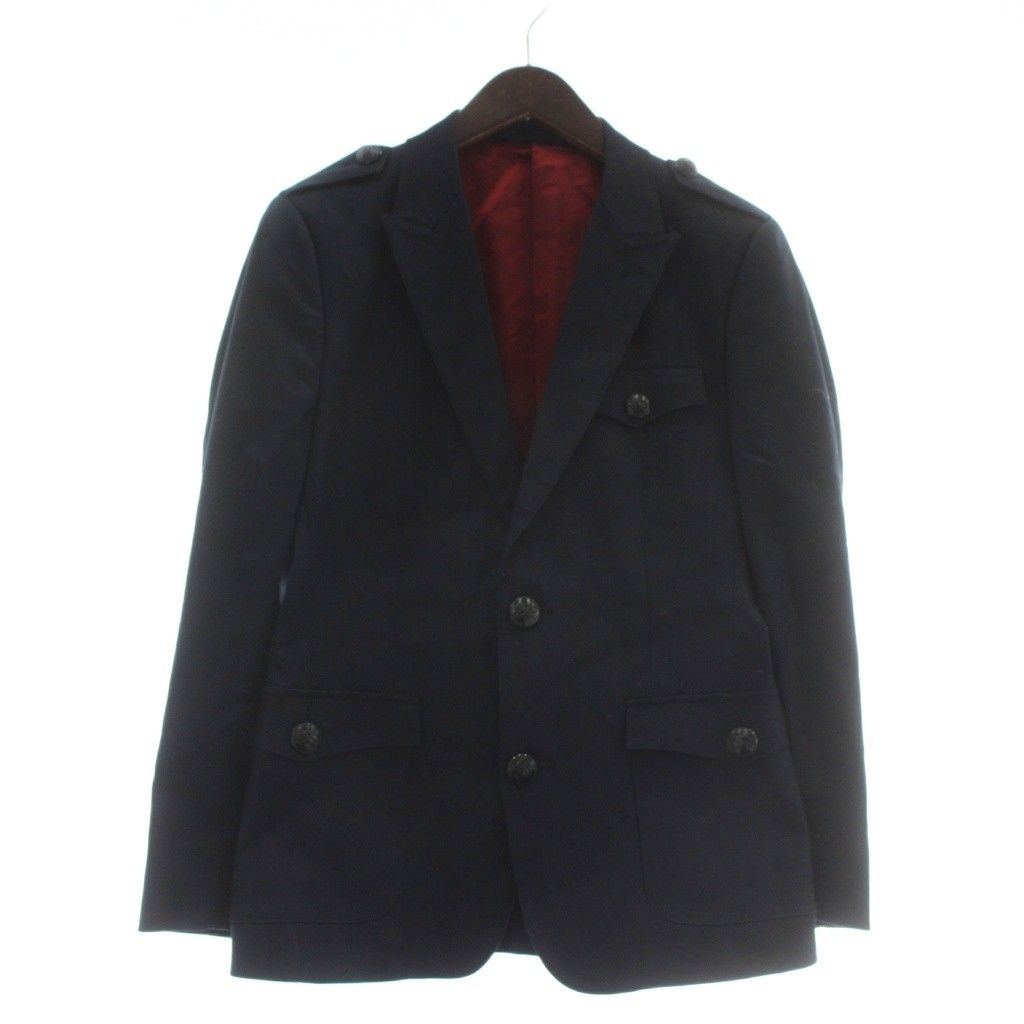 D591 美品 M 38 バーバリーブラックレーベル サイドベンツ メンズ バーバリーブラックレーベル BURBERRY BLACK LABEL テーラード