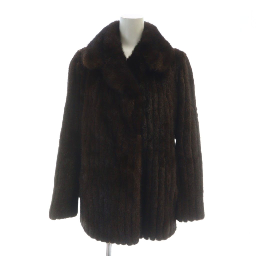 ムーンバット ファー Moonbat fur 毛皮コート ミンクファー ミドル