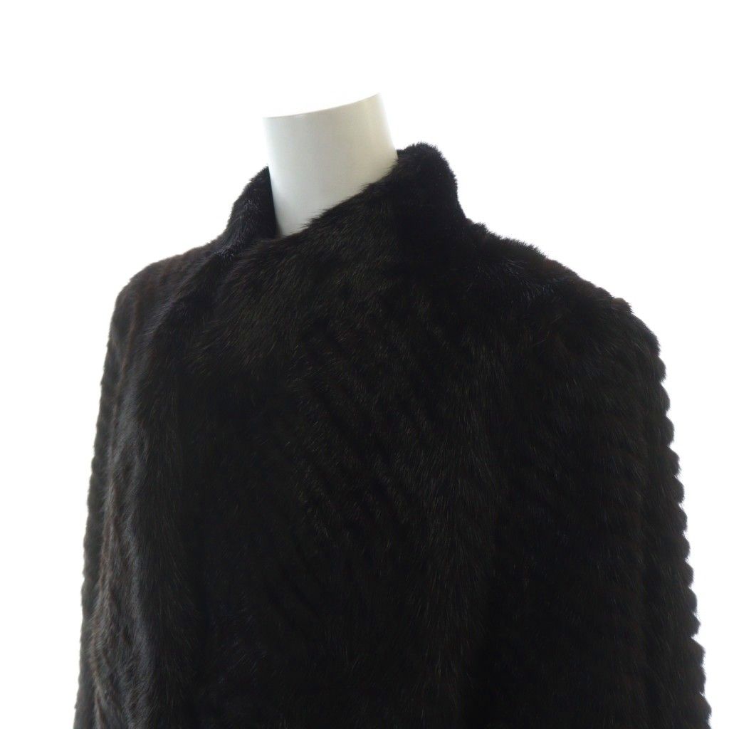 サガミンク SAGA MINK 銀サガ 毛皮コート ミンクファー ミドル 総裏地