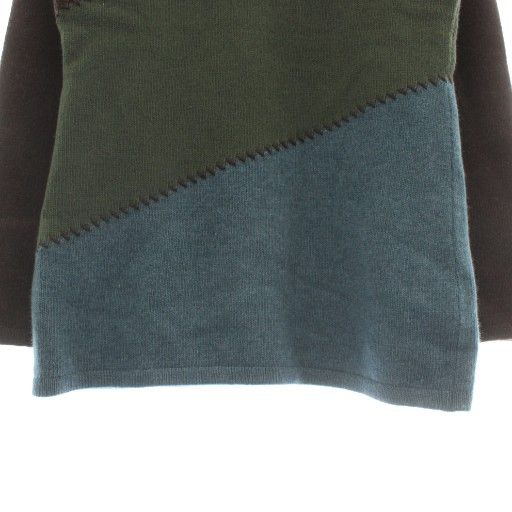 Salvatore Ferragamo フェラガモ ニット セーター 緑 M グリーン（緑）系 M FERRAGAMO(フェラガモ) ニット・セーター(メンズ