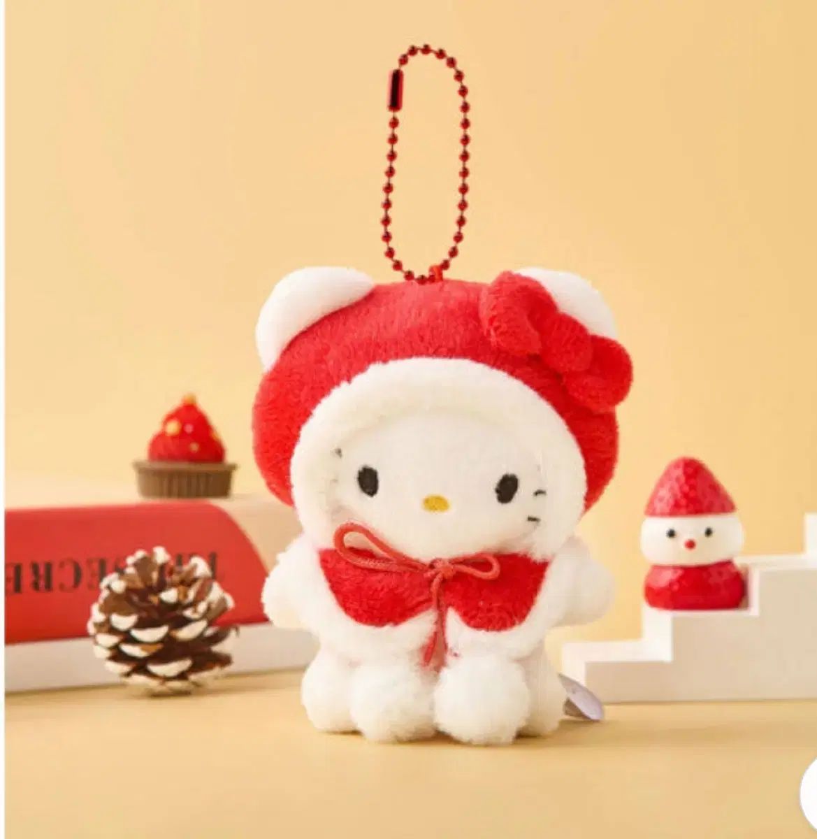 ハローキティ　クリスマス　サンタ　ぬいぐるみ　マスコット サンリオ正規品) ハローキティ クリスマス サンタ ぬいぐるみ