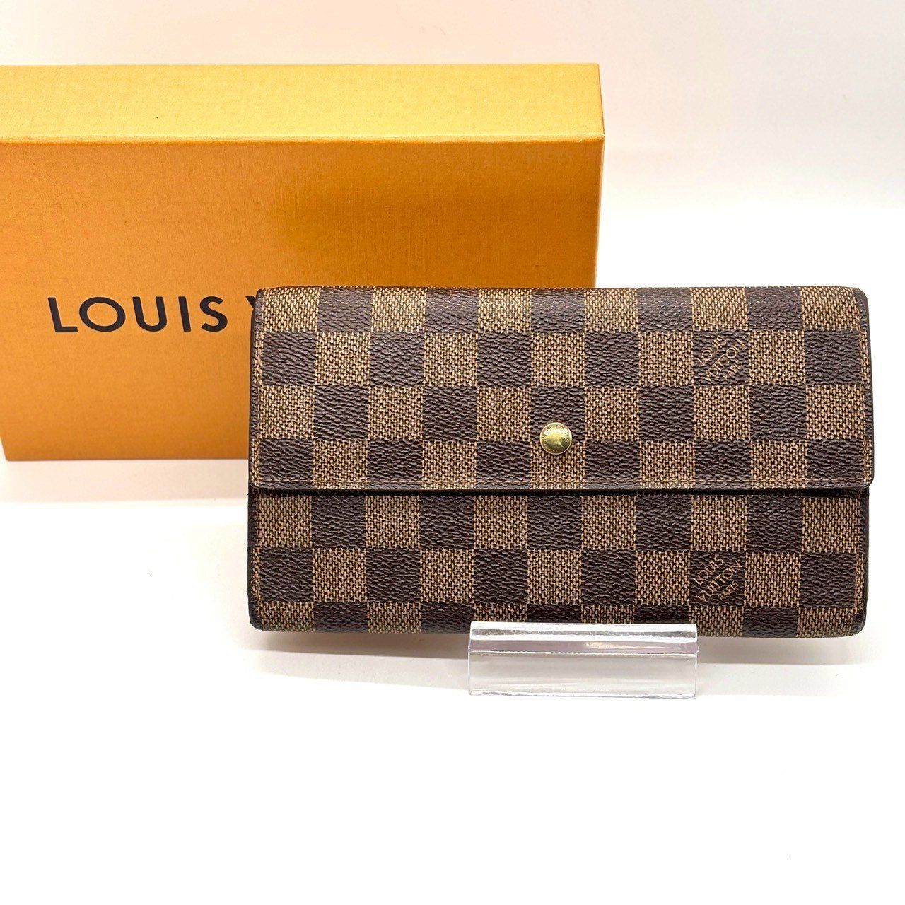 ルイヴィトン ポルトフォイユ インターナショナル ダミエ ブラウン 三つ折り 品よく整う毎日】 LOUIS VUITTON ルイヴィトン ダミエ ポルトフォイユ