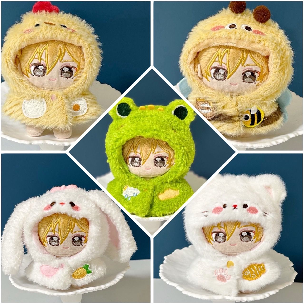 【あん】着ぐるみ オーダー ぬいぐるみ 10-12cm ぬい服 コスチューム 着ぐるみ いつぬい あんスタ 蜂 ハチ 5