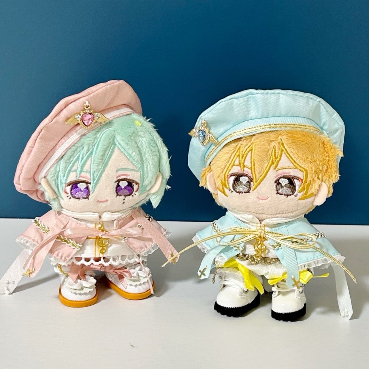 いつぬい ぬい服 聖歌隊 ネイビー ホワイト ライトブルー 3点セット 10-12cm ぬい服 ぬいぐるみ服 いつぬい あんスタ 聖歌隊 2色セット