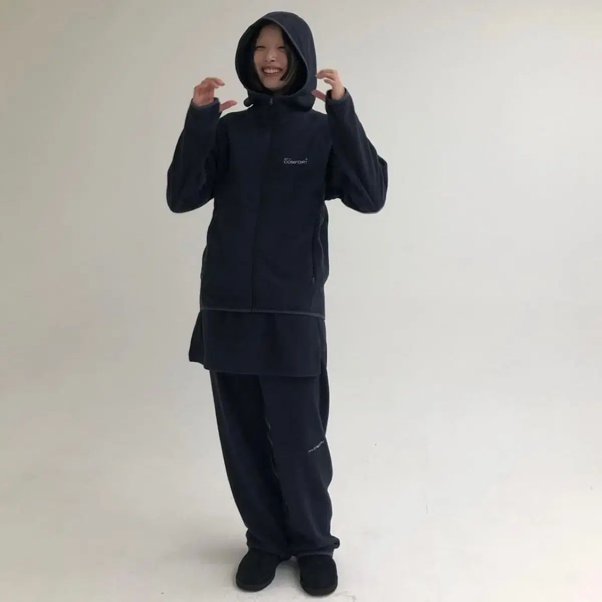 ジチョイコンフォート 22 006 フリース レイヤードパンツ 3