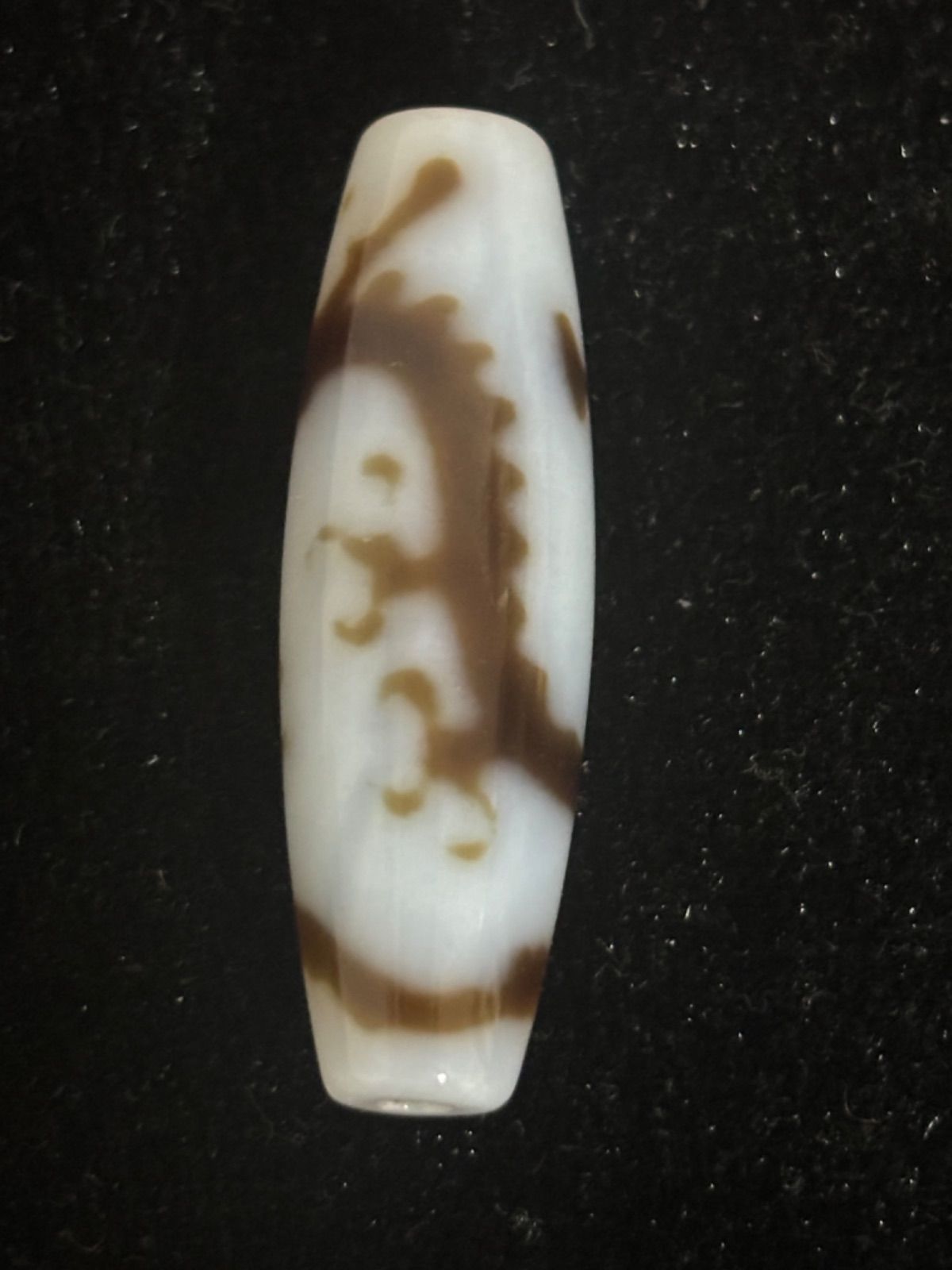  藏傳天珠 騎龍観音白天珠 風水 その他 手芸素材 材料