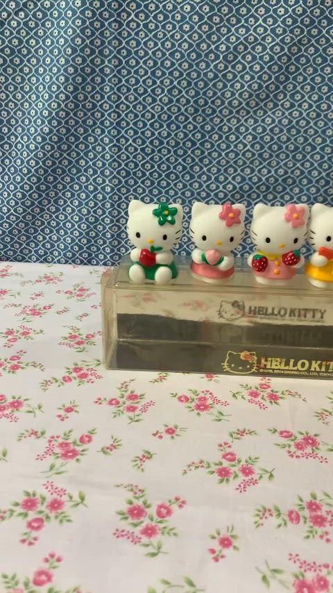 クラシックHELLO KITTYソフトビニールフィギュア 6種セット