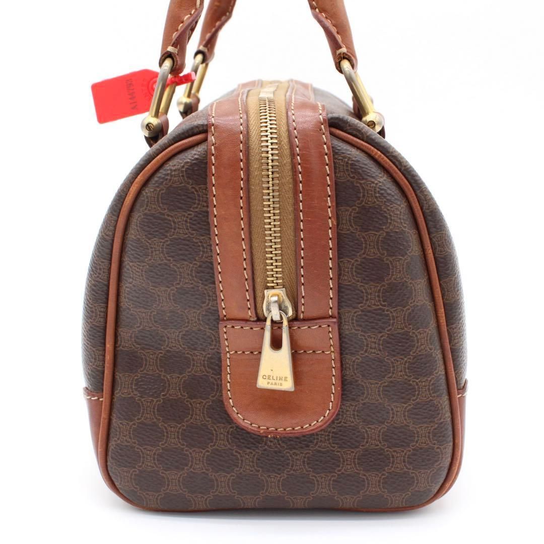 美品】CELINE セリーヌ マカダム柄 ミニボストンバッグ 25 トリオンフ