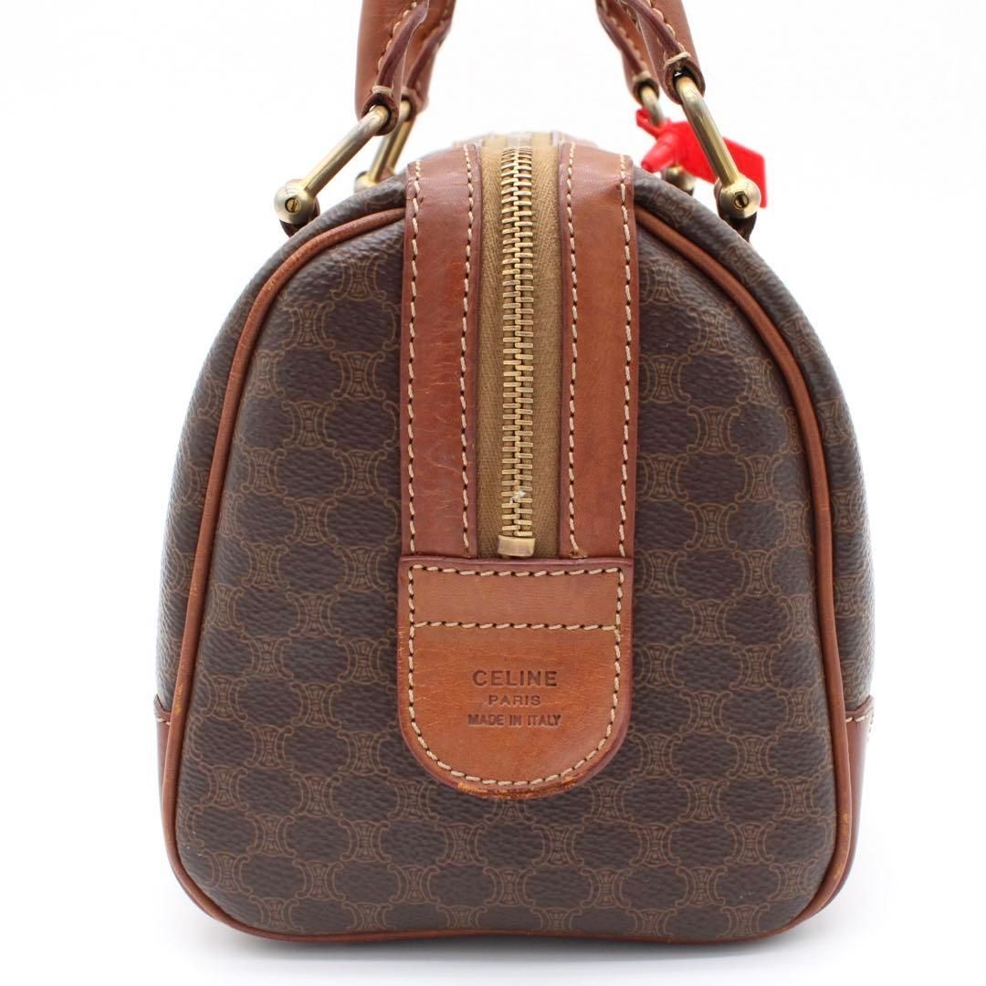 美品】CELINE セリーヌ マカダム柄 ミニボストンバッグ 25 トリオンフ