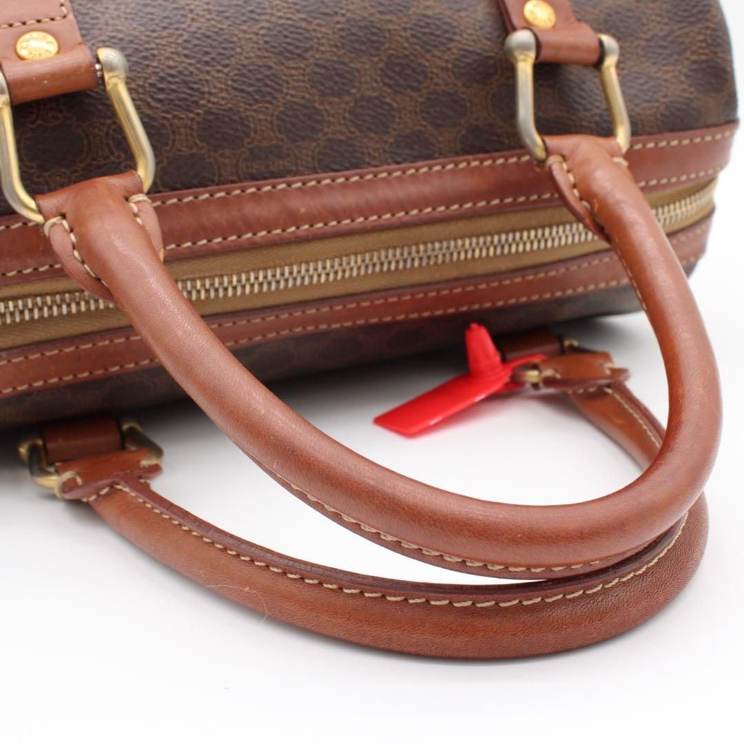 美品】CELINE セリーヌ マカダム柄 ミニボストンバッグ 25 トリオンフ