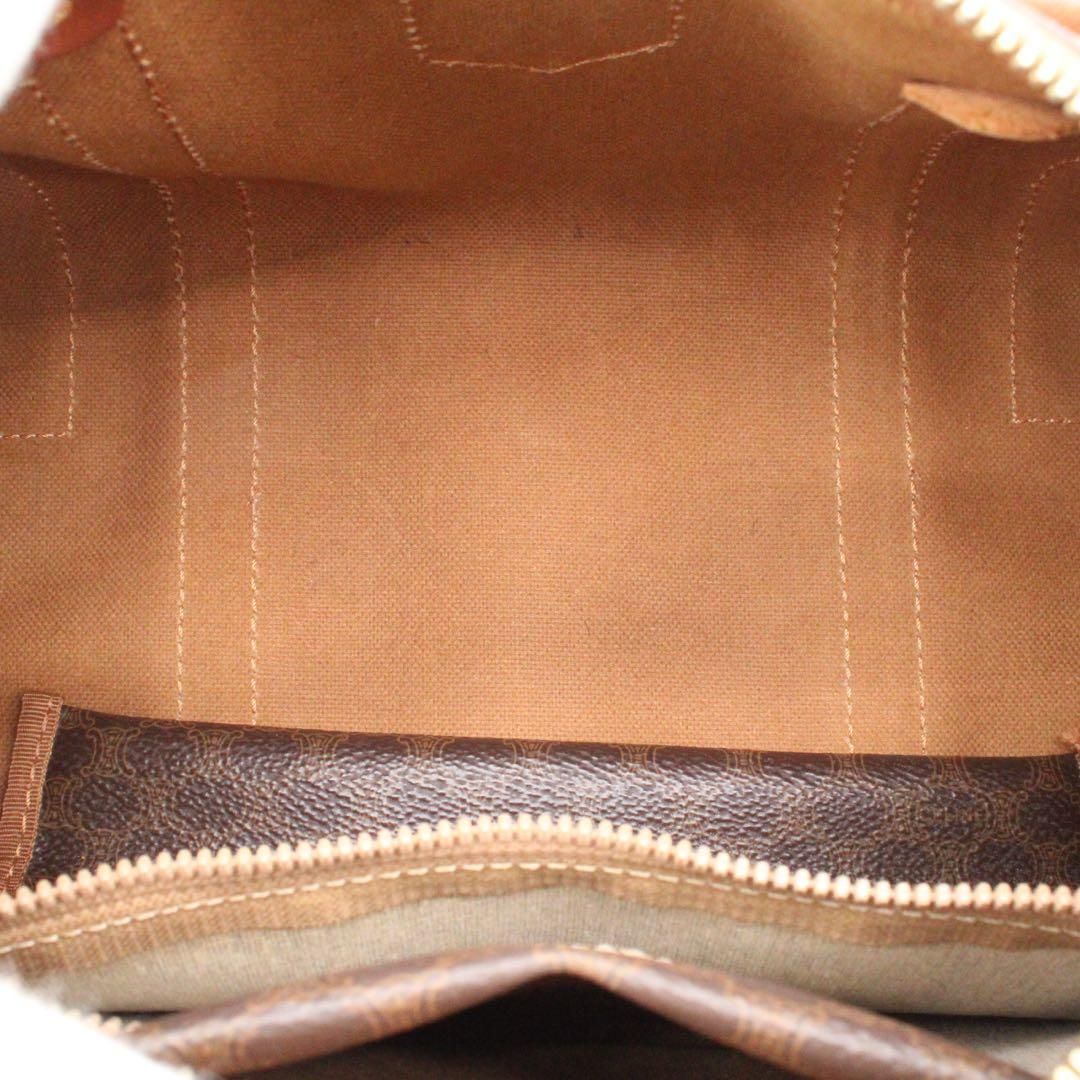 美品】CELINE セリーヌ マカダム柄 ミニボストンバッグ 25 トリオンフ