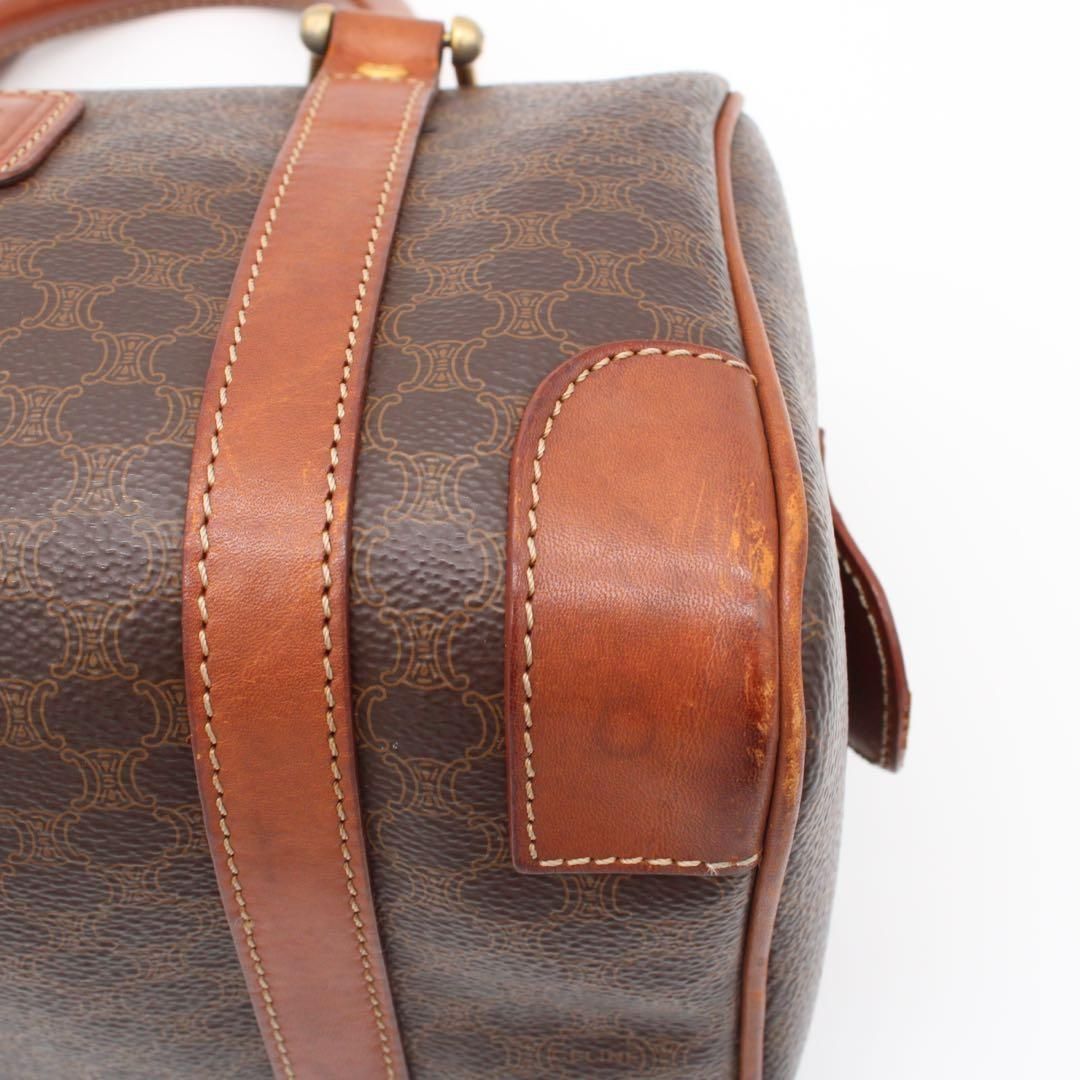 美品】CELINE セリーヌ マカダム柄 ミニボストンバッグ 25 トリオンフ