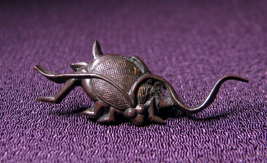 時代武具 銅製目貫 鈴虫の図/25l013 - メルカリ