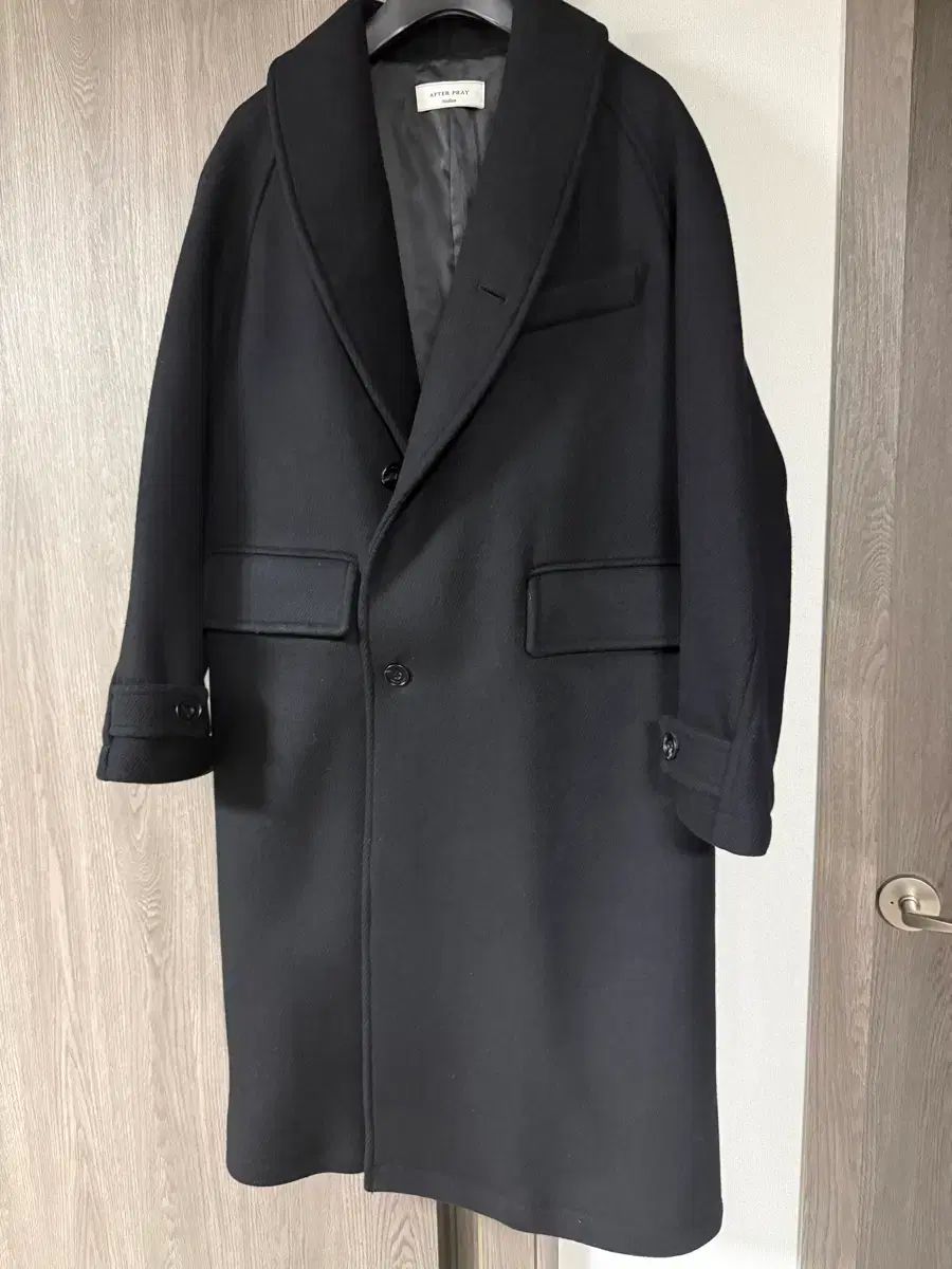 m AFTER PRAY アフタープレイ シャル コート ブラック
