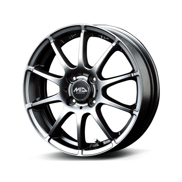 ホイール4本セット 16インチ 6 J 43 4 H 100 SCHNEIDER StaG メタリックグレー