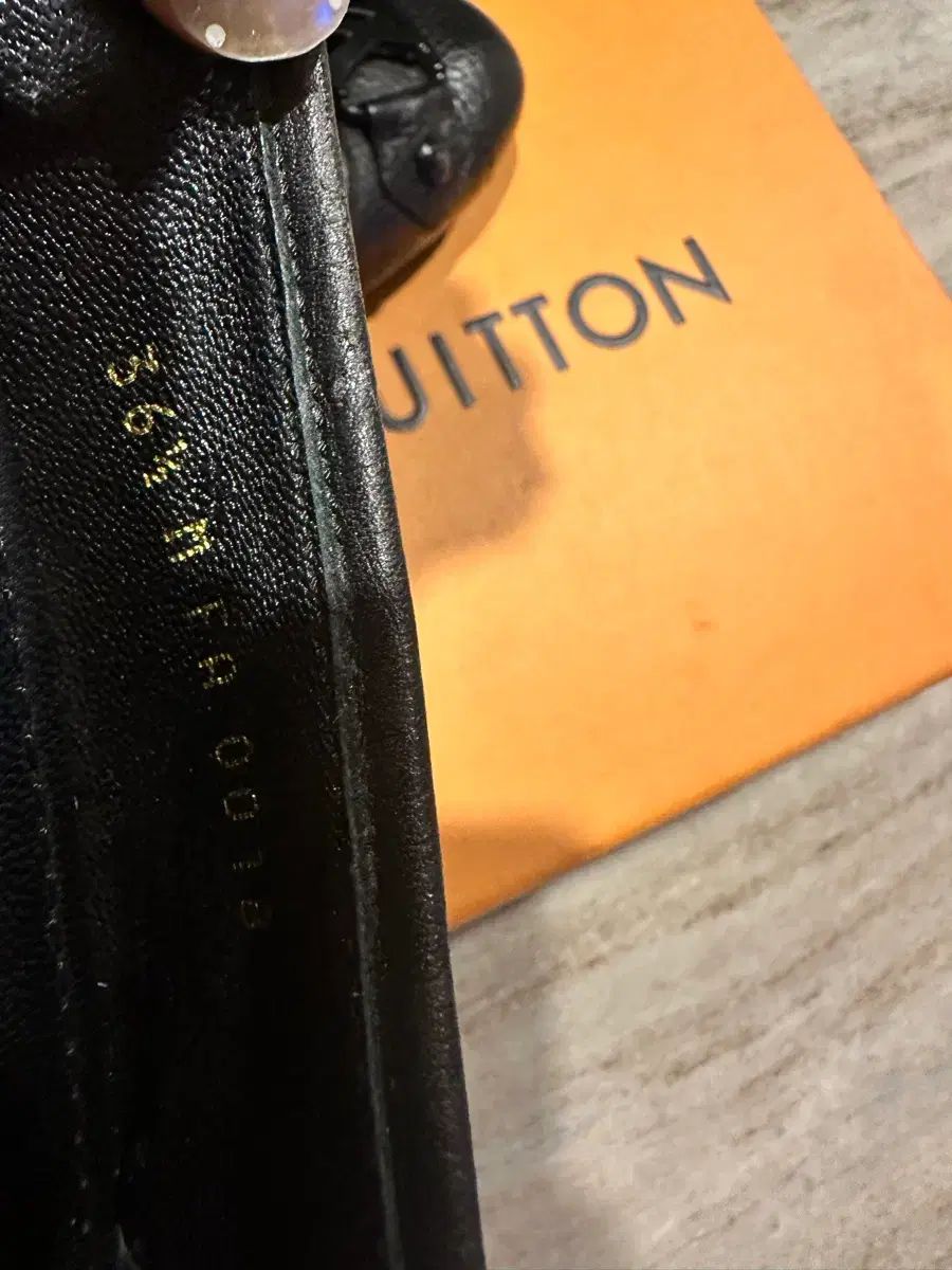  ルイヴィトン ブラック フラット シューズ 36.5 フラットシューズ バレエシューズ パンプス