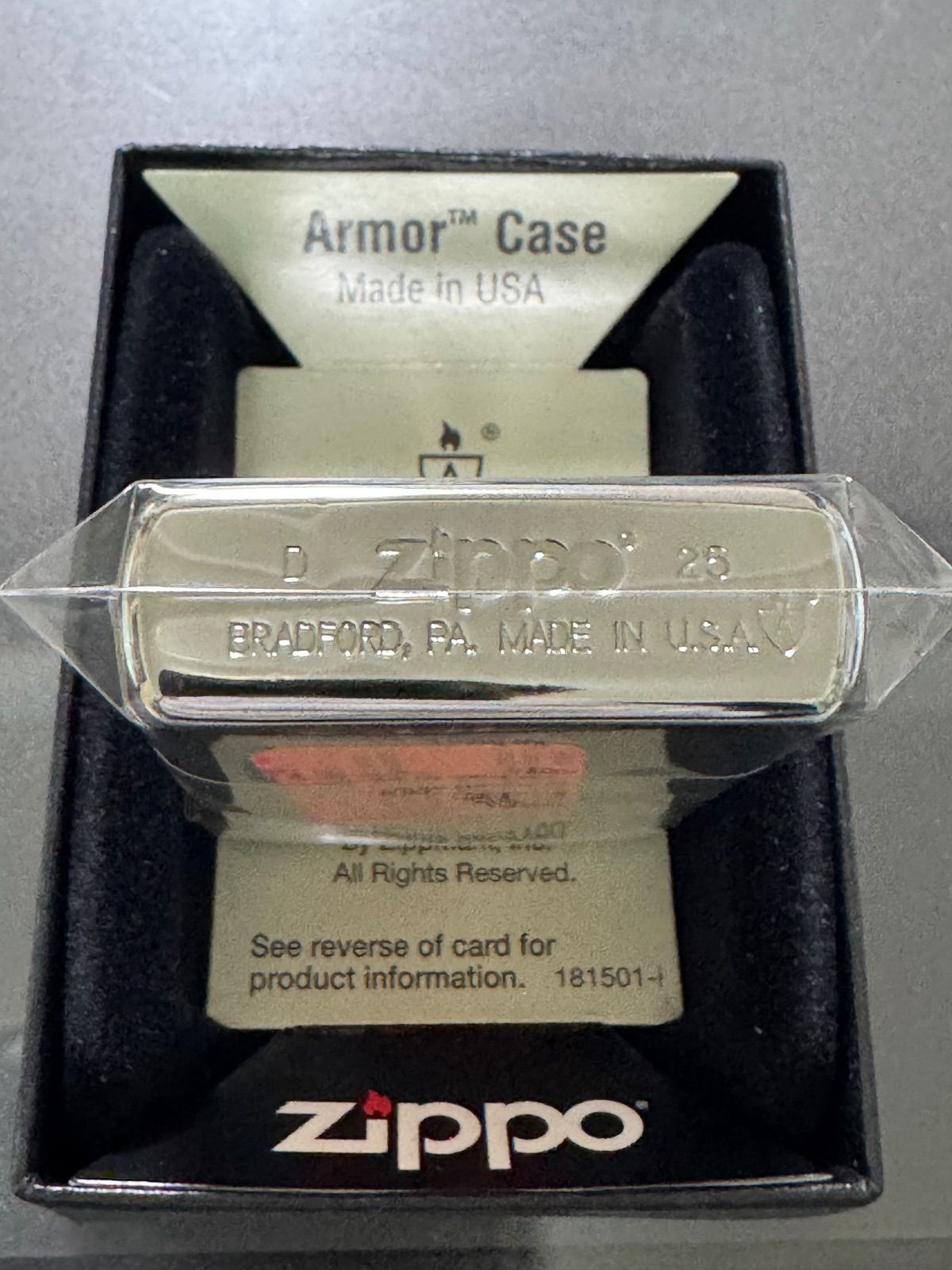 純銀★保証書付2023 アメリカ記念2枚セット⭐︎ケース入り zippo silver Armor Case シルバー アーマー 2025年製 ケース 保証書