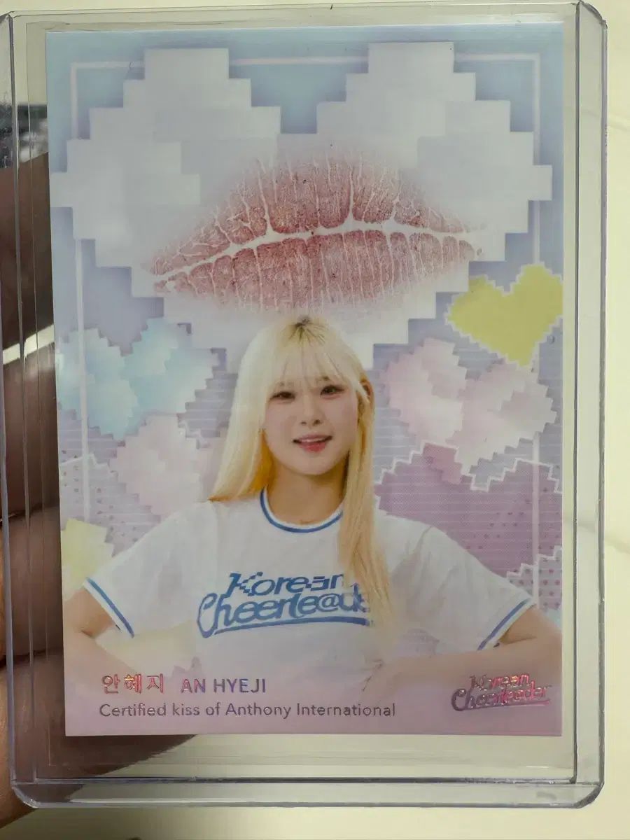 アン ヘジ チアリーダー KITH フォトカード Korean Cheerleade