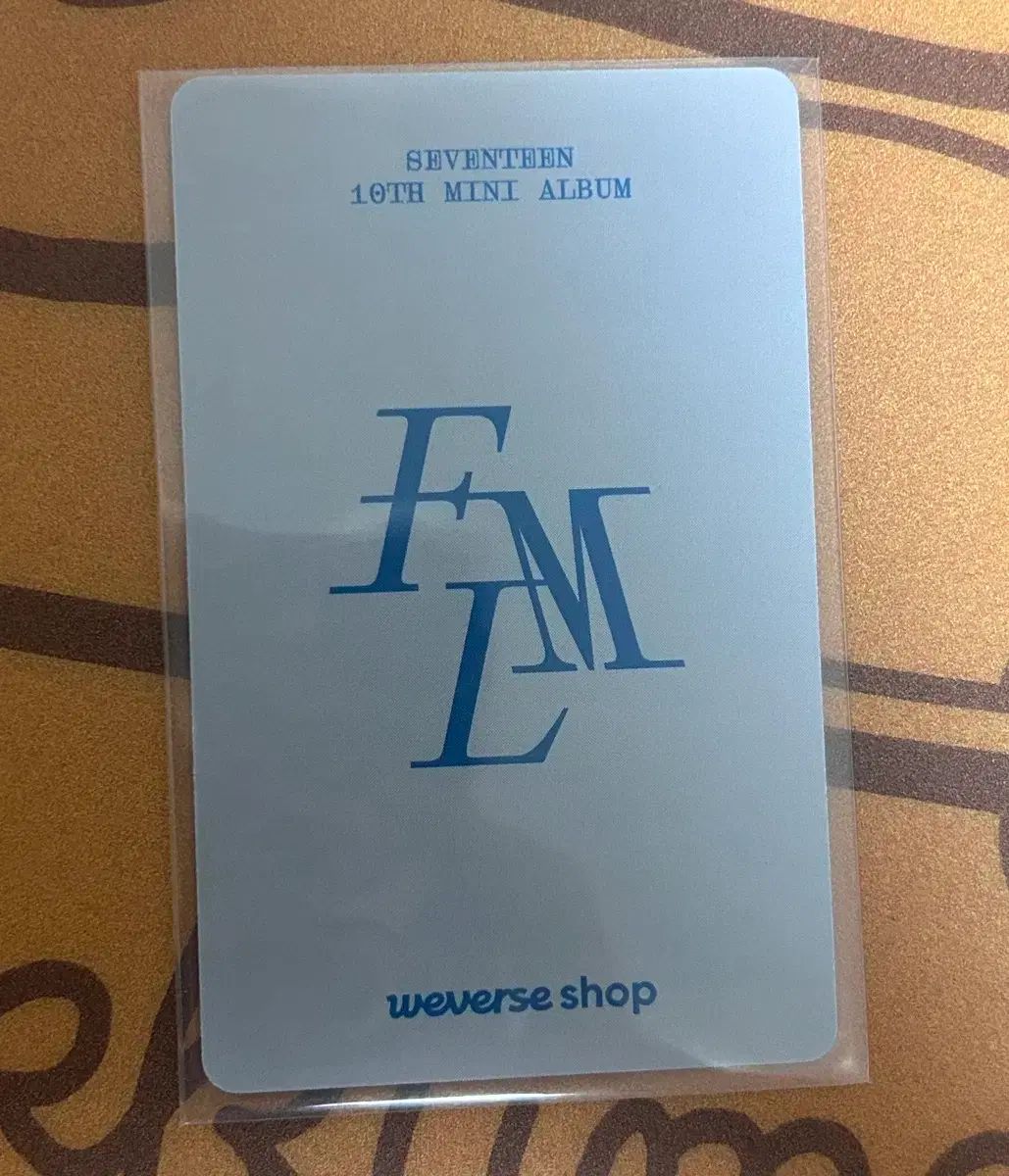 SEVENTEEN(セブンティーン・セブチ) ミンギュ(MINGYU) fml WEVERSE