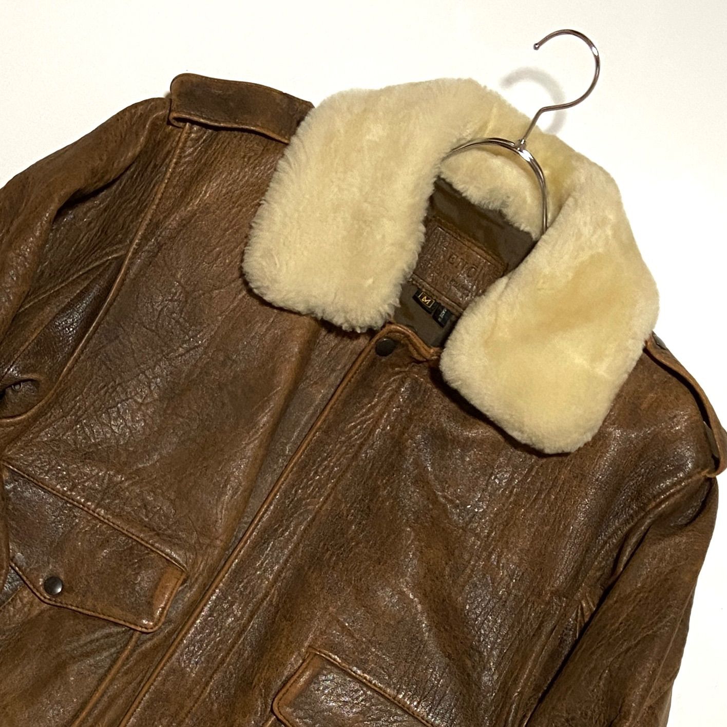 RENO フライトジャケット レザージャケット G-1 A-2 ラムレザー