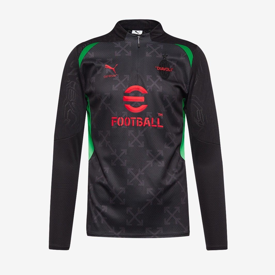 送料無料・匿名配送】Puma ACミラン x Off-White 限定コラボ 1/4ジップ
