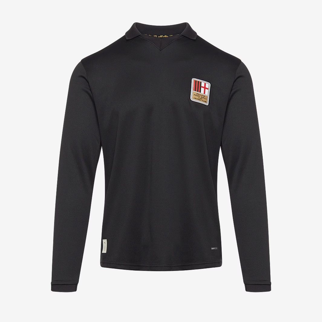 Puma ACミラン 125周年 オーセンティック 長袖 GK ユニフォーム 黒