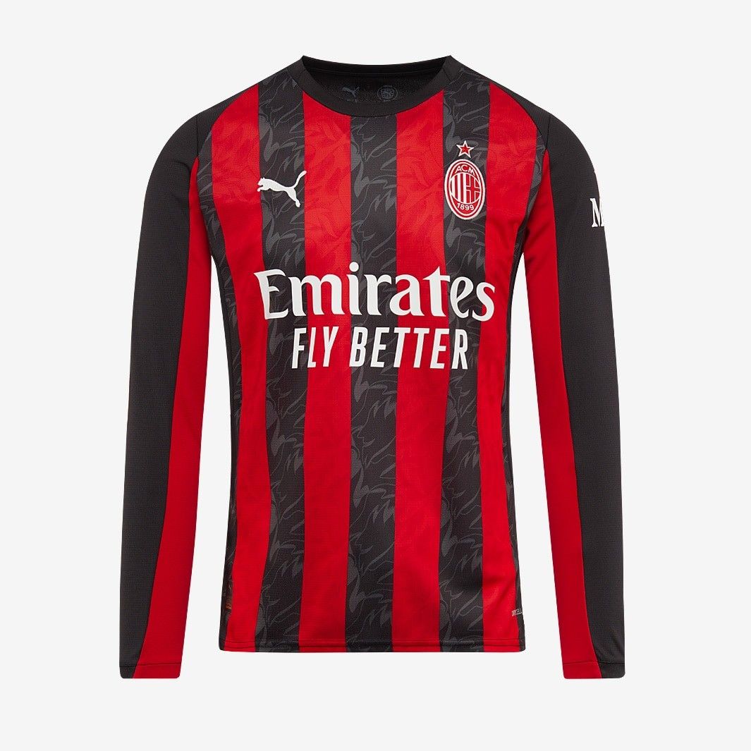 送料無料・匿名配送】Puma ACミラン 25/26 長袖 ホーム ユニフォーム