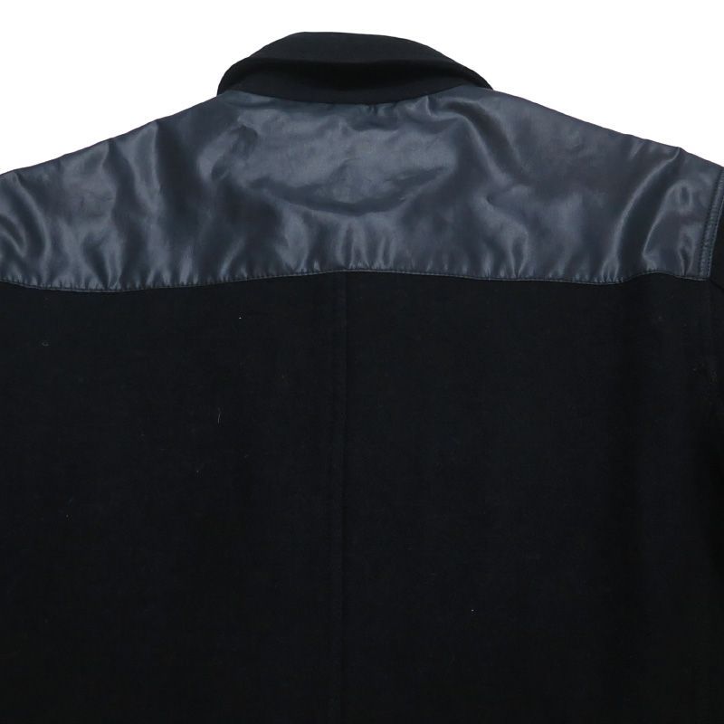 美品 希少 07 ネイバーフッド フラグメント ライダース Pコート ウール M NEIGHBORHOOD（ネイバーフッド） 07AW ×FRAGMENT DESIGN FR.PEA/M-COAT