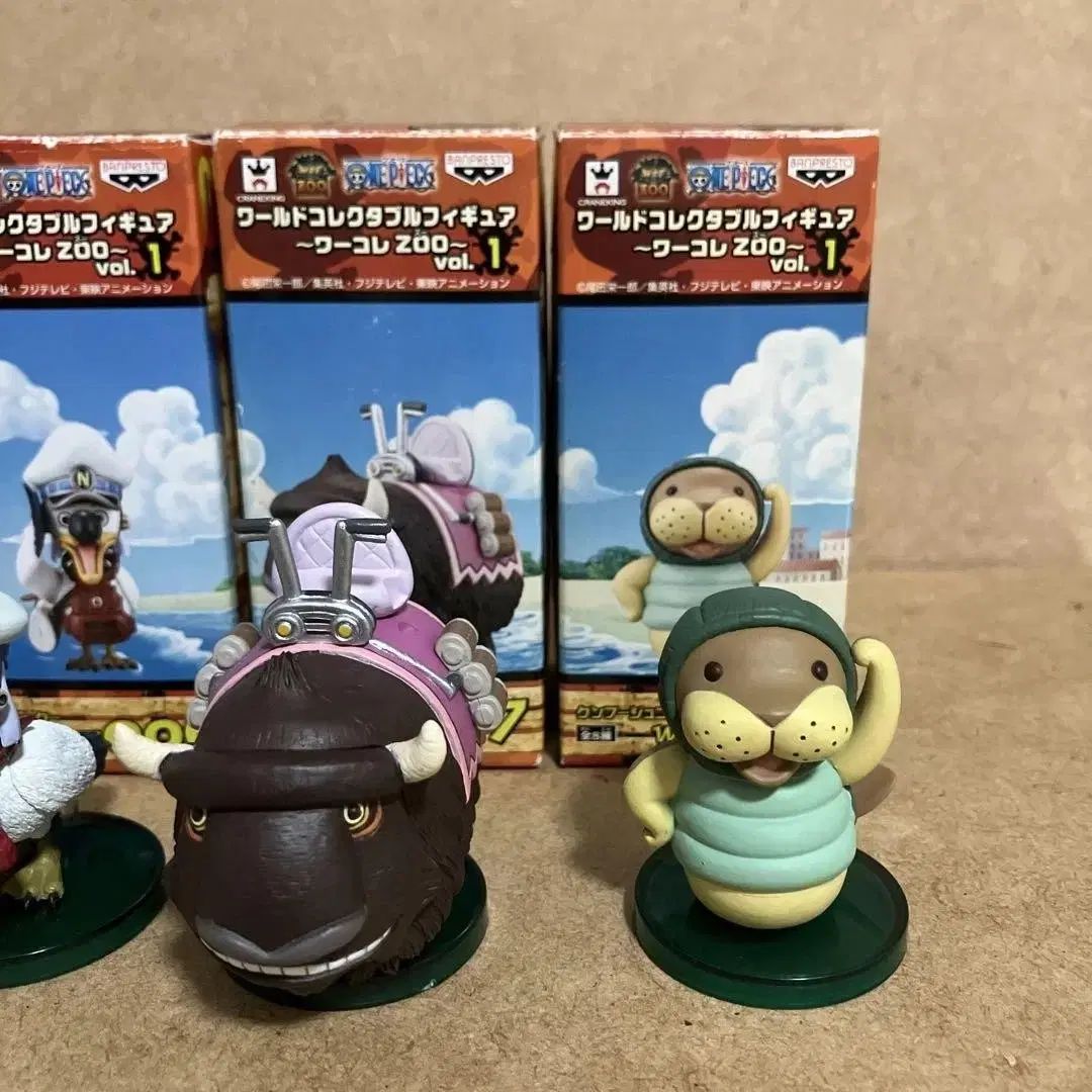 キラフレンド ONE PIECE WCF ZOO ワールドコレクタブル ANIMAL シリーズ vol 1 8種