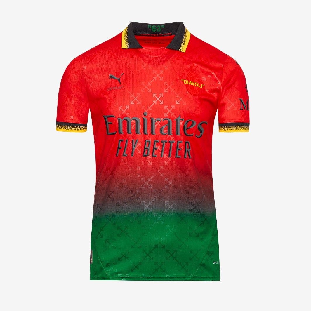 送料無料・匿名配送】Puma ACミラン x Off-White 限定コラボ GK 半袖