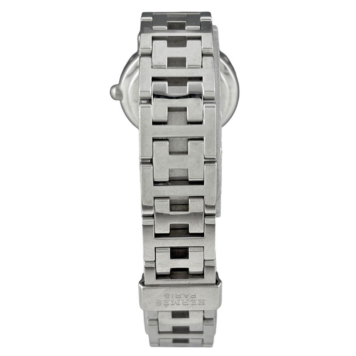  保証書 エルメス HERMES クリッパー ナクレ CL 4 210 腕時計 SS クォーツ ホワイト レディース 腕時計(クォーツ) 腕時計(アナログ)